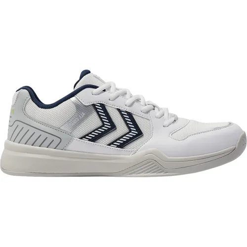 Hummel All Court Tennisschuhe 40 - Hallenschuhe mit atmungsaktivem Obermaterial und flexibler Sohle für optimalen Halt und Stabilität, ideal für Tennis, Handball oder Volleyball.