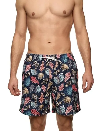 Produktbild Indicode Herren INAntorgos Badehose mit weicher Innenhose | Stylische Badeshorts Navy, M