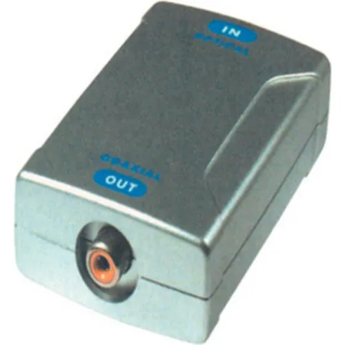 Signal Wandler Toslink auf Koaxial Cinch