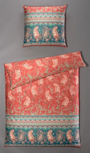 Bassetti Satin-Bettwäsche Anacapri V1 ROT in pink von Bassetti