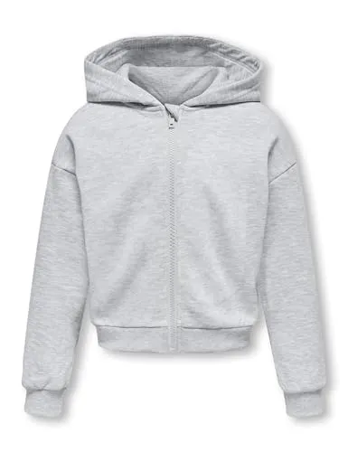ONLY Girl Kapuzenpullover KOGFAVE Sweatshirt - Mädchenmode, bequemer Kapuzenpullover aus 60% Baumwolle für optimalen Tragekomfort und lässigen Style.