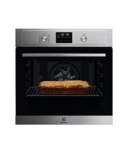 Electrolux EOF4P46X Multifunktions-Backofen, 72 l, Klasse , SurroundCook, Pyrolytische Reinigung, 589 x 594 x 569 mm, Edelstahl Anti-Fingerabdruck