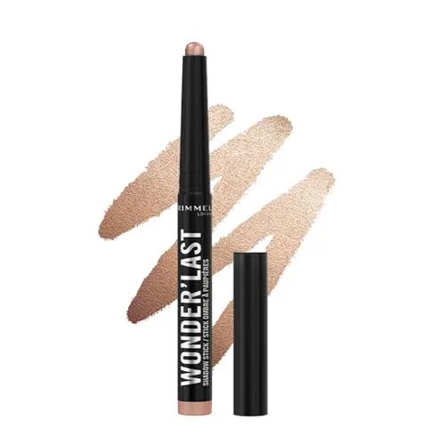 Rimmel London, Wonder'Last 005 Frosty Rose Lidschattenstift, vibrierende und beeindruckende Farbe, einfach aufzutragen, angenehme Textur, ultra-cremige Formel, vegane Formel, 1,64 g