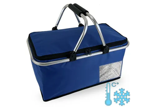 CEPEWA Einkaufskorb Einkaufskorb FrozenBAG mit Kühlfunktion in blau