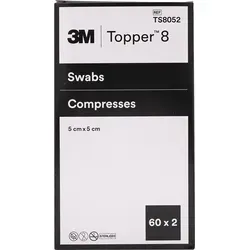 3M Topper 8 Kompressen 5 x 5 cm steril (60 x 2 Stk.)