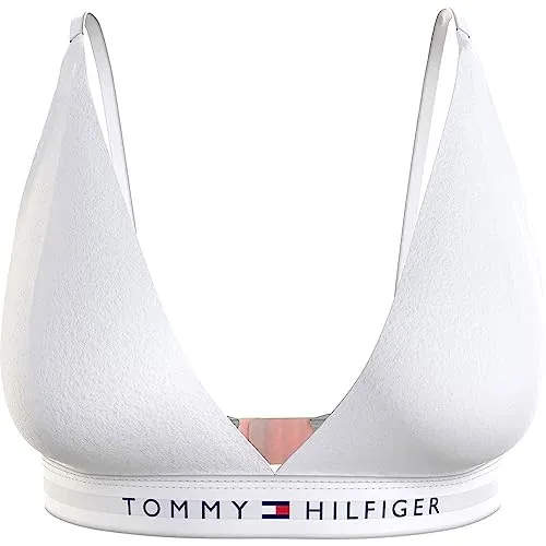 Tommy Hilfiger Damen Triangel BH Stretch, Weiß in weiß von Tommy Hilfiger
