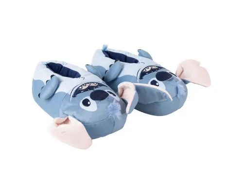 Hausschuhe 3D Anwendungen Stitch Blau - T40/41 Unisex von Cerdà - Bequeme Hausschuhe in blau mit 3D-Stitch-Anwendungen. Ideal für Zuhause, sorgen für hohen Tragekomfort und sind perfekt für entspannte Stunden.