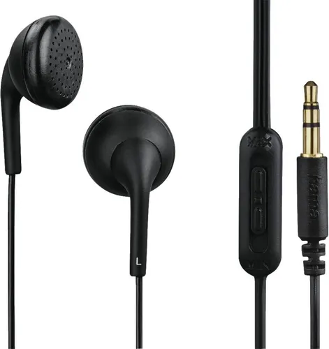 Hama 184129 Earbuds Stereo OH Tubby Schwarz