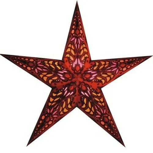 Starlightz Stern Mercury rot 60 cm Leuchtstern Papier Weihnachtsstern Newstalgie