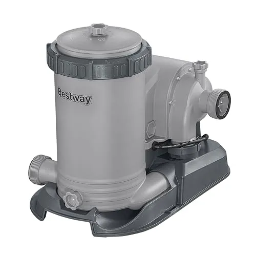 Bestway® Filterpumpe 9.463 l/h, 350 W - Kristallklares Poolwasser - Poolpumpen & Sandfilteranlagen: Leistungsstarke Filterpumpe mit 9.463 l/h für alle Poolgrößen bis 62.000 l. Minimaler Wartungsaufwand für mehr Badespaß!