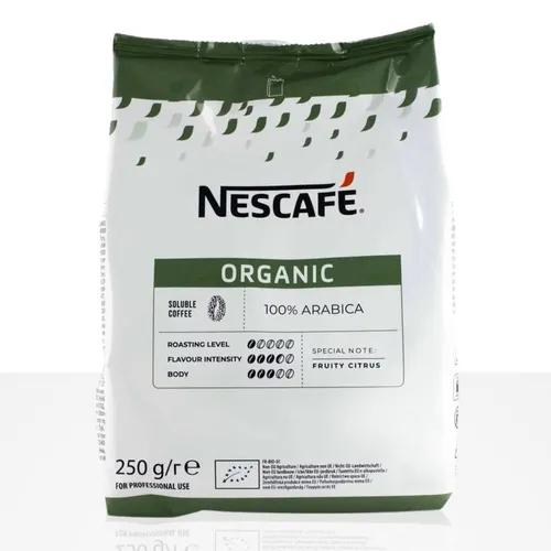 Nestle Nescafe Organic - 250g Fairtrade löslicher Kaffee Instantkaffee