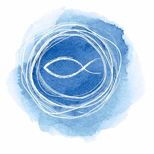 Servietten Kommunion Konfirmation Taufe in blau von Paper+Design