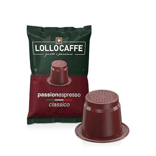 Caffe Lollo passionespresso – Nespresso kompatibel Espresso Kapseln – Italienisches Kaffee von Napoli – Made in Italy
