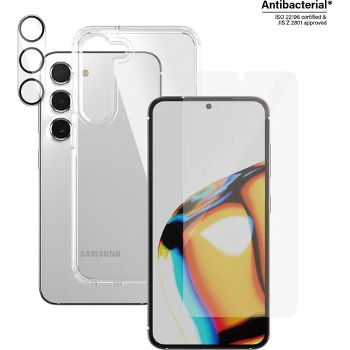 PanzerGlass 3-in-1 Schutz-Set für Samsung Galaxy S23 - Taschen & Schutzhüllen, umfassender Schutz mit Displayschutz, Rückschale und Kameraabdeckung für maximale Sicherheit.