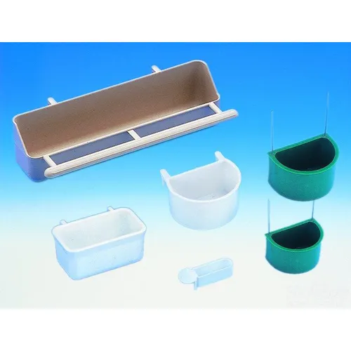 Nobby Vogelnapf mit Anflugstange, ca. 18 cm, inkl. Sitzstange für Vögel