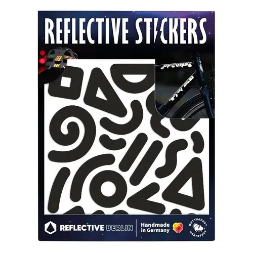 Produktbild Reflective Berlin Reflexaufkleber Shapes Doodle Schwarz (65481629)