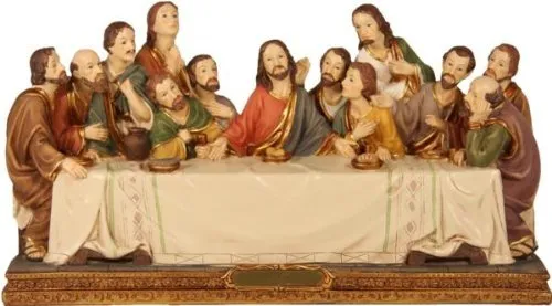 Letztes Abendmahl, Höhe 8cm, handbemalen