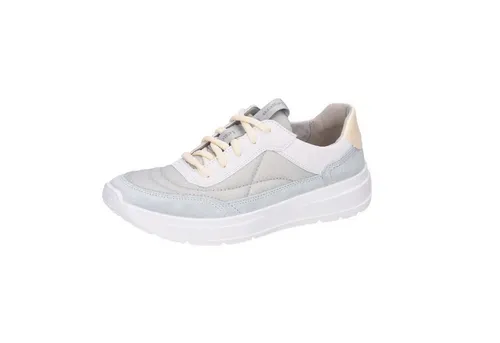 Legero Damen Sprinter Sneaker - Alga Grün 7530, 38 EU - Damen-Sneaker mit stylischer Velours- und Textilkombination, herausnehmbarer Einlegesohle und atmungsaktivem Bambusfutter für optimalen Komfort.