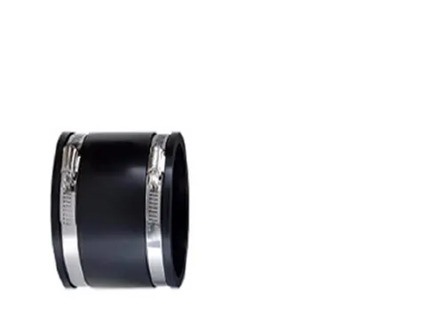 Flexible Muffe 40 mm Gummikupplungen für PVC Rohre in schwarz von AquaForte