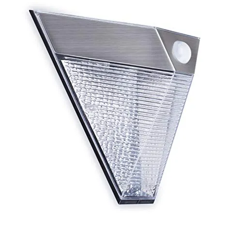 Smartwares Solar-Außenwandleuchte mit Bewegungsmelder - Modernes Design - Die Smartwares Solar-Außenwandleuchte bietet effiziente Gartenbeleuchtung. Mit Bewegungsmelder und warmweißem Licht sorgt sie für Sicherheit und Komfort, während der integrierte Sonnenkollektor für umweltfreundlichen Betrieb sorgt.
