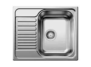 BLANCO Spülbecken TIPO 45 S Mini - Edelstahlspüle mit Abtropffläche, langlebig und einfach zu reinigen, ideal für kleine Küchen