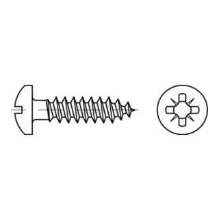 Spanplattenschrauben A 2 4,5x35-Z Halbrundkopf (500 Stück) - Kategorie: Schrauben, hochwertige Qualität aus Deutschland, ideal für stabile Verbindungen in Holzprojekten.