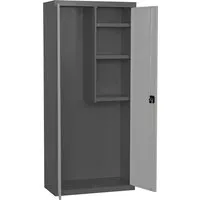 Produktbild PROREGAL Putzmittelschrank AMEGO 180 x 80 x 40 cm – Abschließbarer Metallschrank