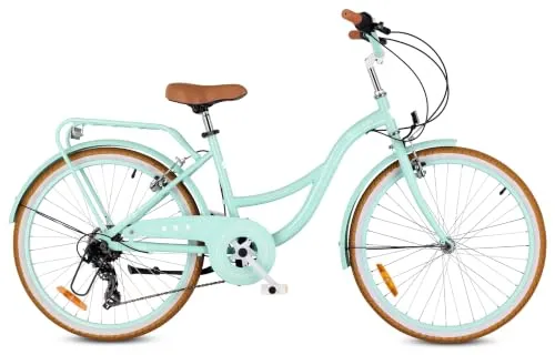 SUN BABY Flower Bike 24 Zoll Mädchenfahrrad mit 7-Gang Shimano