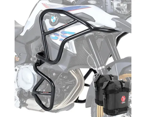 Motoguard Motor-Schutzhülle Set Sturzbügel XL + Taschen für BMW F 850 GS / F 750 GS 18-23 Schutzbü