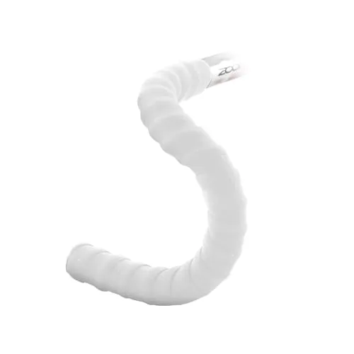 Velo Kork Lenkerband, Set aus 4 Bändern, 2x160cm + 2x8,5cm, inkl. Lenkerstopfen + Klebeband, Rennradlenker, Rennrad, weiß