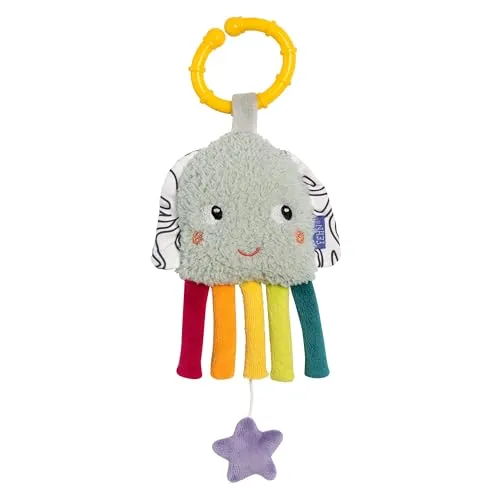 Fehn Mini-Spieluhr Tintenfisch – Kuscheltier & Einschlafhilfe für Babys