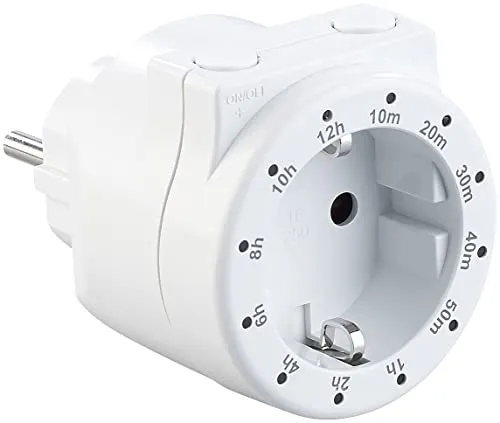 revolt Steckdosentimer: Steckdose mit Countdown-Timer, Status-LED, 3.500 Watt (Countdown Zeitschaltuhr, Digitale Zeitschaltuhren, Zeitschalter)