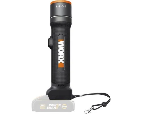 WORX WX027.9 LED Lampe 4-in-1 - Taschenlampen: Multifunktionale, aufladbare Lampe mit 4 Beleuchtungsmodi - ideal für Camping und Reisen, bis zu 510 Lumen und 50.000 Stunden Brenndauer.
