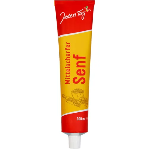 Jeden Tag Senf mittelscharf 200ml
