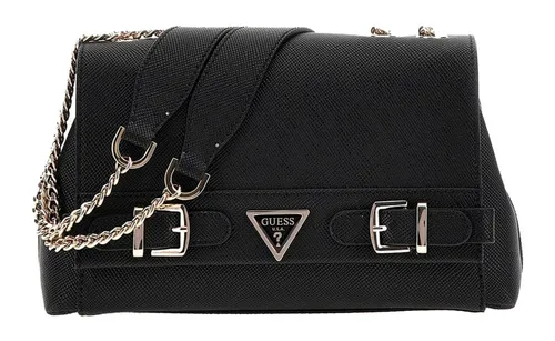 GUESS Damen Levante Convertible Flap - Elegante Crossbody-Tasche - Umhängetasche mit Innentasche und 6 Kartenfächern, ideal für stilvolle Auftritte und praktische Nutzung.