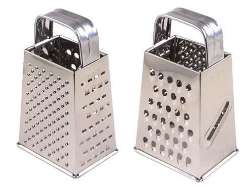 VIERKANTREIBE Metaltex 15,5 cm Edelstahl Gemüsehobel Käsereibe Bircher-reibe