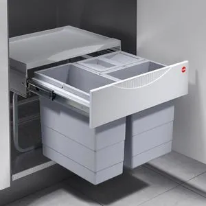 Hailo Raumspar Tandem 3644731 Einbau-Mülltrenner von Hailo