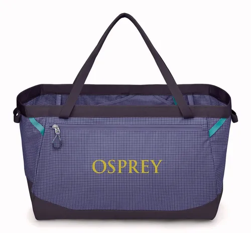 Osprey Transporter Gear Tote 60 - Euphoria Purple - Outdoor Reisetaschen und Reisegepäck, robuste und wasserfeste Tasche mit durchdachten Details für effiziente Organisation und vielseitige Tragemöglichkeiten.