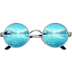 Retro Sonnenbrille Rund im Hippie-Stil mit UV400-Schutz - Stilvolle CGID Sonnenbrille im Retro-Rundrahmen, polarisiert für klare Sicht und optimalen Augenschutz. Ideal für Outdoor-Aktivitäten und als modisches Accessoire für jeden Tag.