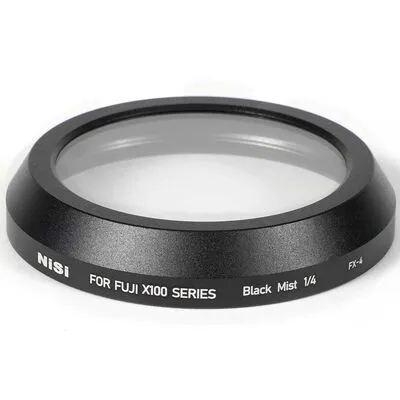 NiSi Fujifilm X100 Black Mist 1/4 Filter - Kamera-Filter zur Verringerung von Kontrast und Glanzlichtern, ideal für kreative Fotografie und stimmungsvolle Aufnahmen.