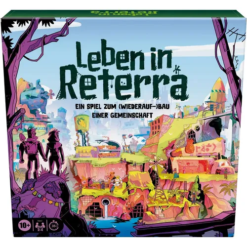 Leben in Reterra: Gesellschaftsspiel für die ganze Familie - Gesellschaftsspiel für 2-6 Spieler, ideal für Altersgruppen von 10 bis 99 Jahren, fördert strategisches Denken und Teamarbeit.
