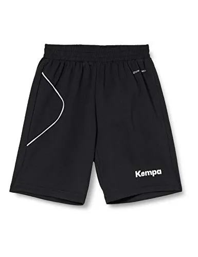 Kempa Kinder Kinder Shorts Curve Shorts, schwarz/weiß, 128, 200306204