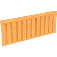 Produktbild Skan Holz Brüstung Douglasie für Pfostenabstand 220 cm