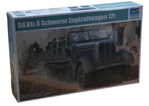 Trumpeter 01583 Sd.Kfz.8 Schwerer Zugkraftwagen 12t Bausatz von Trumpeter