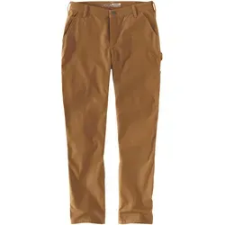Carhartt Canvas Work Relaxed-Fit Damenhose - Braun - W16 - Robuste Damenhose mit Relaxed-Fit und geradem Bein. Ideal für den täglichen Einsatz dank strapazierfähigem High Stretch Canvas und praktischen Taschen.