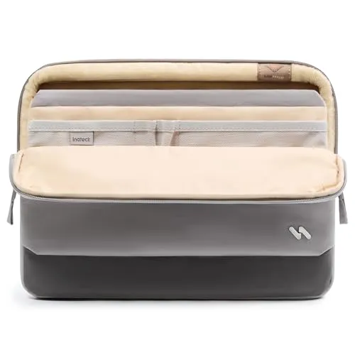 Inateck 360° Schutz Laptop-Hülle, Großvolumen-Sleeve kompatibel mit 13-Zoll MacBook Air M5/M4/M3/M2/M1 (2026-2018) A3449 A3240 A3113 A2681 A2337, 13-Zoll MacBook Pro M2/A2686 M1/A2338