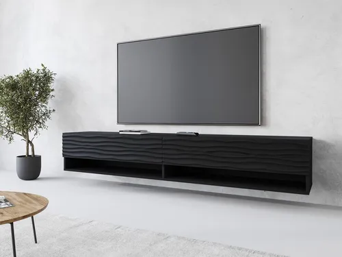 Lowboard HOME AFFAIRE, schwarz matt, 180cm