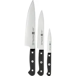 Zwilling Messerset Gourmet 36130-003 - 3-teiliges Set aus Spezialstahl, rostfrei und perfekt ausbalanciert für ermüdungsfreies Arbeiten