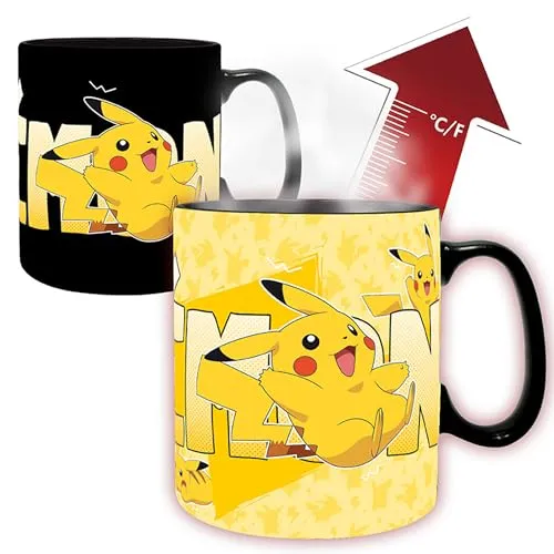 POKEMON - Mug Heat Change - 460 ml - Pikachu - cardboard box