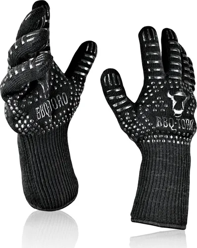 Topfhandschuhe & Topflappen Schwarz von BBQ-Toro